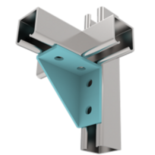 90&deg; Shelf Bracket HDG
